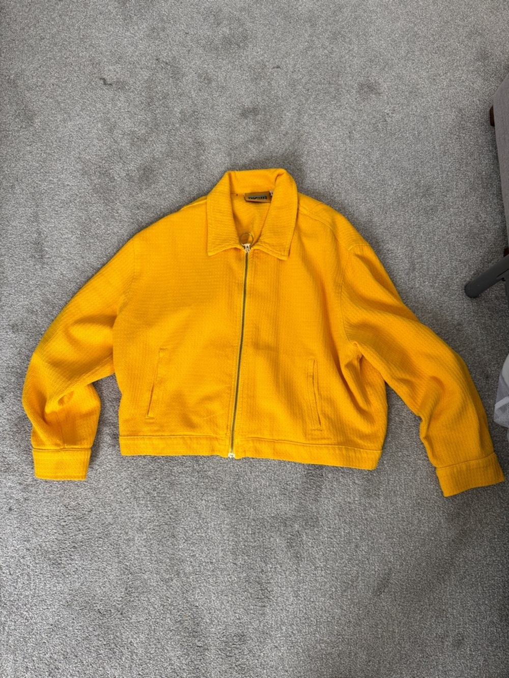 Big Bud Press Bright Yellow Zip-Front Ricky Jacket